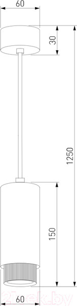 Изображение товара Потолочный светильник Elektrostandard Nubis GU10 50122/1 (белый)
