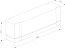 Изображение товара Короб сетевого шнура для трековой системы Elektrostandard Flat Magnetic 85131/00 (черный)