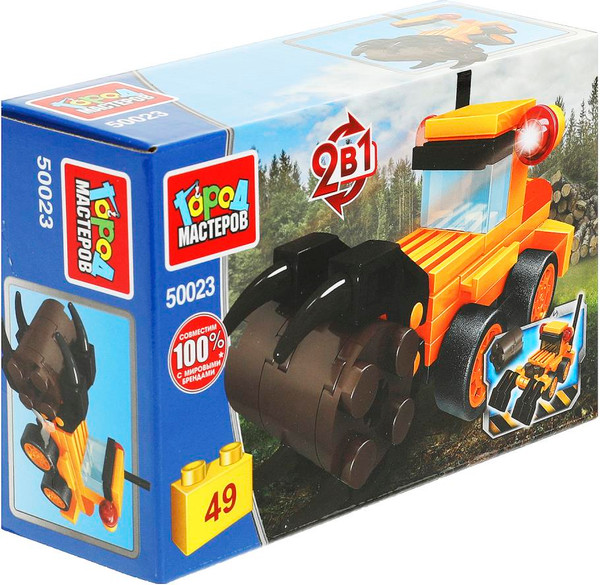 Изображение товара Конструктор Город мастеров Погрузчик 2в1 / 50023-KK