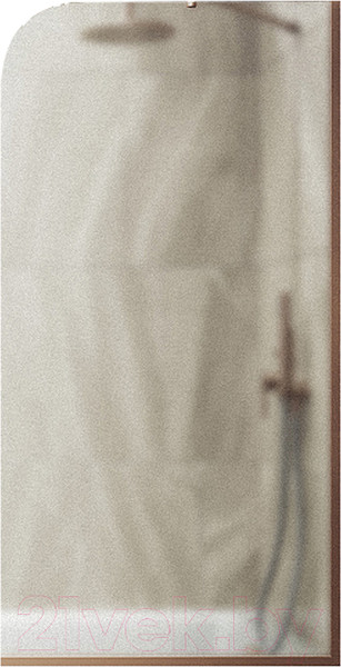 Изображение товара Стеклянная шторка для ванны MaybahGlass MGV-143-2у (сатин стекло/бронзовый)