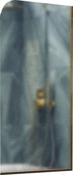 Изображение товара Стеклянная шторка для ванны MaybahGlass MGV-149-3у (сатин стекло/золотой)