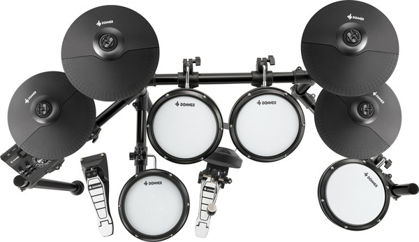 Изображение товара Ударная установка электронная Donner DED-200 Electric Drum Set 5 Drums 4 Cymbals