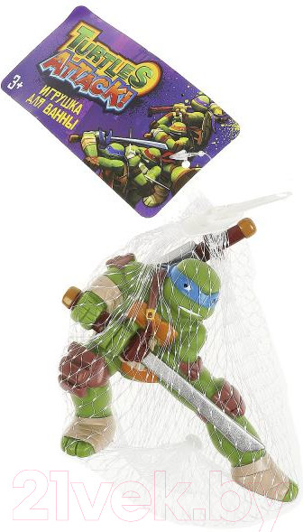 Изображение товара Игрушка для ванной Капитошка Леонардо черепашки ниндзя / 179R-PVC-R1