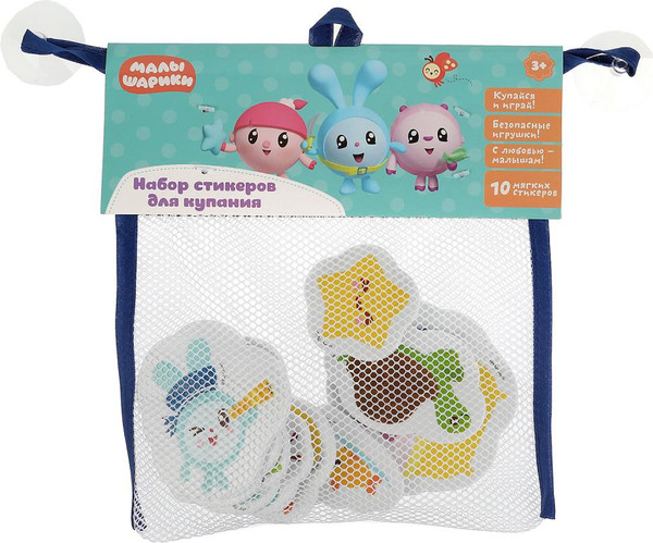 Изображение товара Набор стикеров для ванной Капитошка Малышарики / MAL-17 