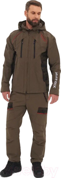Изображение товара Костюм для охоты и рыбалки Huntsman Матрица летний Nylon Cotton Хаки CN001 (р-р 60-62/182-188)