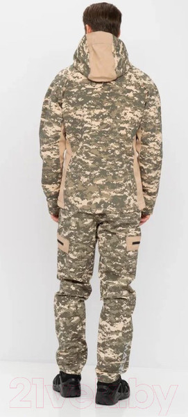 Изображение товара Костюм для охоты и рыбалки Huntsman Матрица летний Смесовая Рип-Стоп Светлый пиксель 128/2 (р-р 44-46/170-176)