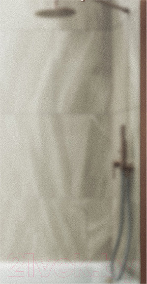 Изображение товара Стеклянная шторка для ванны MaybahGlass MGV-91-2ш (сатин стекло/бронзовый)