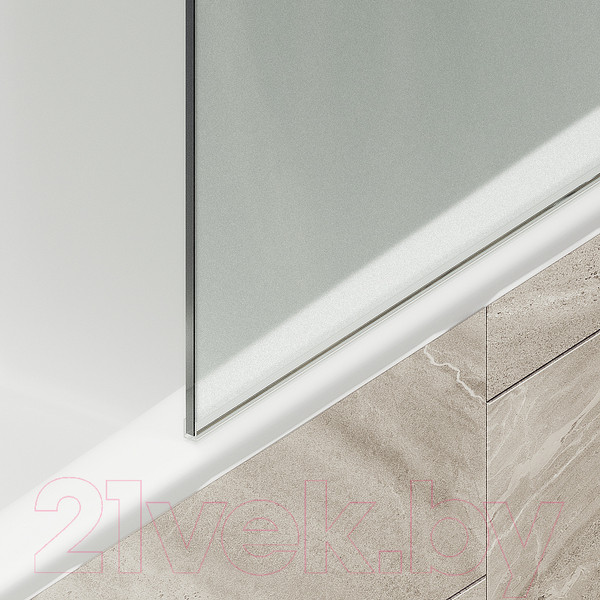 Изображение товара Стеклянная шторка для ванны MaybahGlass MGV-92-2ш (сатин стекло/бронзовый)