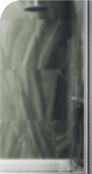 Изображение товара Стеклянная шторка для ванны MaybahGlass MGV-132-1у (сатин стекло/белый матовый)