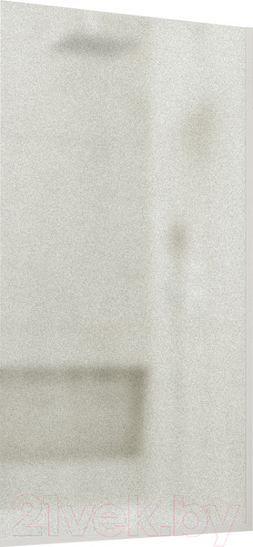 Изображение товара Стеклянная шторка для ванны MaybahGlass MGV-90-1у (сатин стекло/белый матовый)