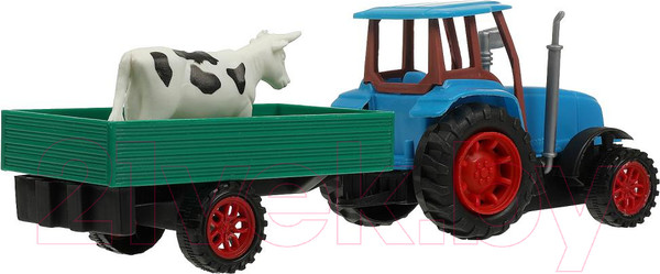 Изображение товара Трактор игрушечный Технодрайв С прицепом / 2209A0318-R 