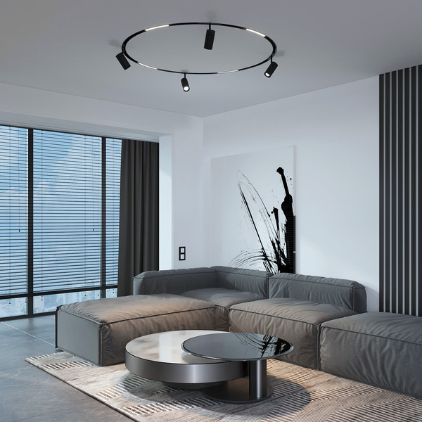 Изображение товара Трековый светильник Elektrostandard Slim Magnetic Comfi 85187/01 20W 4200K (черный)