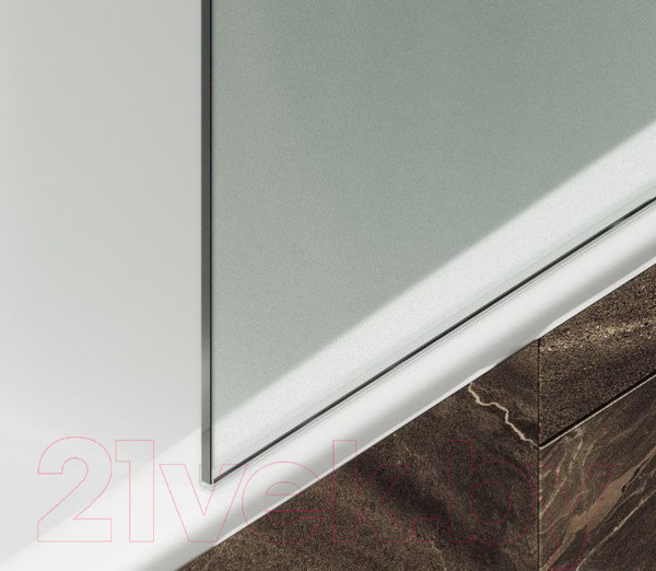 Изображение товара Стеклянная шторка для ванны MaybahGlass MGV-92-4ш (сатин стекло/хром глянцевый)