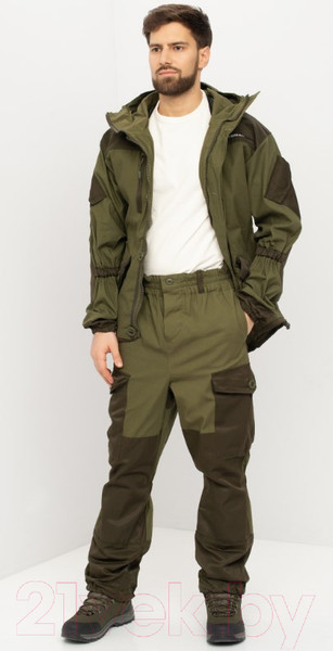 Изображение товара Костюм для охоты и рыбалки Huntsman Горка 5 летний Палатка/Грета Хаки (р-р 52-54/170-176)