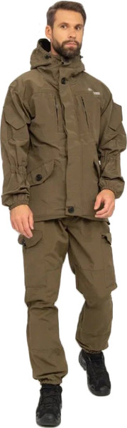 Изображение товара Костюм для охоты и рыбалки Huntsman Горка-5 летний Смесовая рип-стоп Хаки (р-р 60-62/170-176)