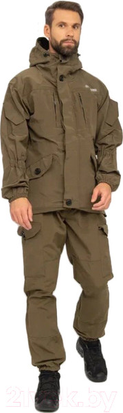 Изображение товара Костюм для охоты и рыбалки Huntsman Горка-5 летний Смесовая рип-стоп Хаки (р-р 52-54/182-188)
