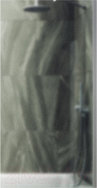 Изображение товара Стеклянная шторка для ванны MaybahGlass MGV-92-1ш (сатин стекло/белый матовый)