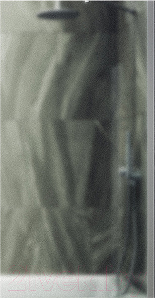 Изображение товара Стеклянная шторка для ванны MaybahGlass MGV-90-1ш (сатин стекло/белый матовый)