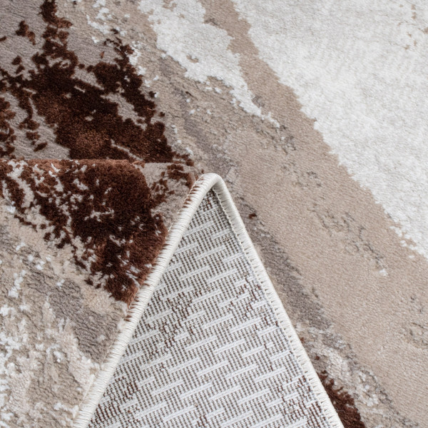 Изображение товара Ковер Radjab Carpet Астра Овал 1538A / 10951RK (0.8x1.5, Brown/Beige)