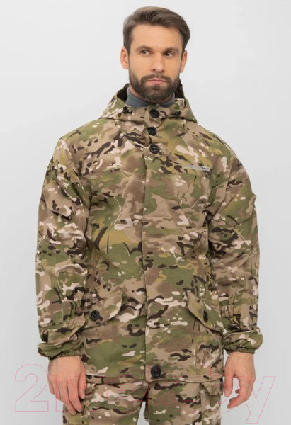 Изображение товара Костюм для охоты и рыбалки Huntsman Горка-3 летний Смесовая Рип-Стоп Мультикам (р-р 60-62/182-188)