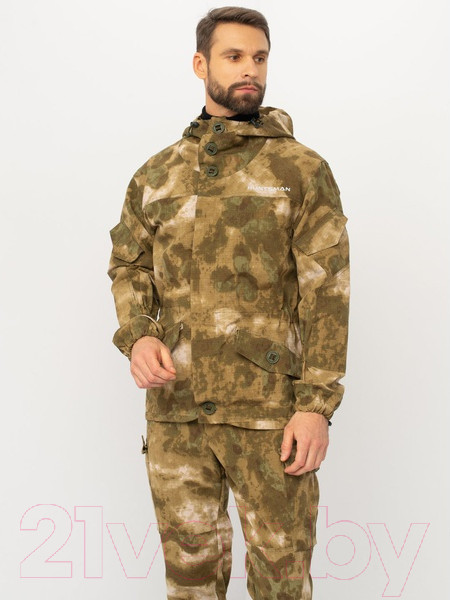 Изображение товара Костюм для охоты и рыбалки Huntsman Горка-3 летний Смесовая Рип-Стоп Малахит (р-р 52-54/182)