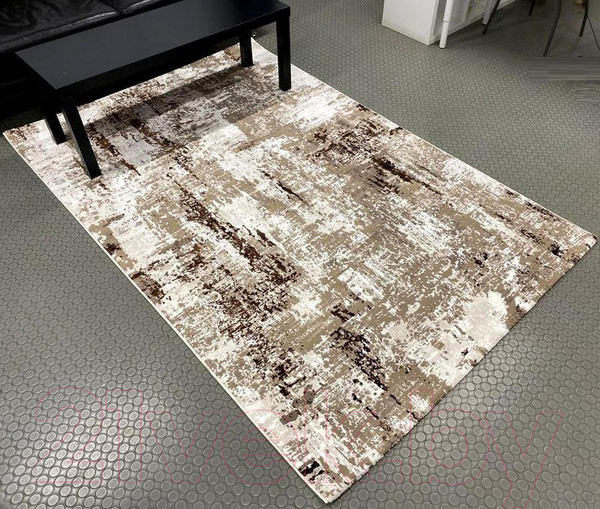 Изображение товара Ковер Radjab Carpet Астра Овал 1604A / 10962RK (2.4x3.4, Brown/Beige)