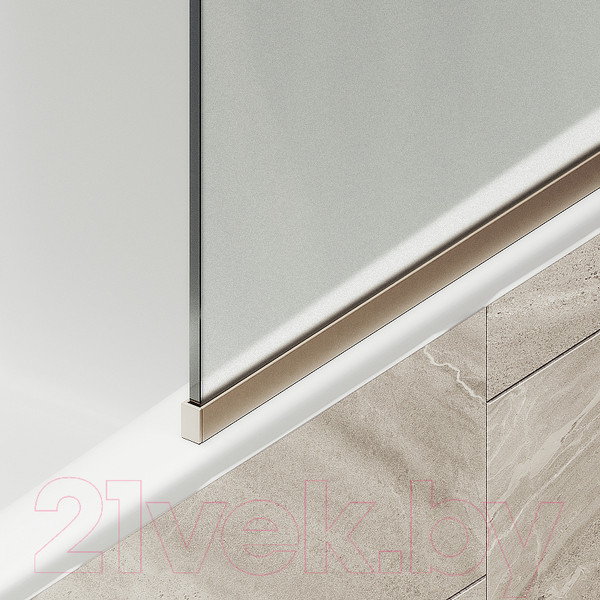 Изображение товара Стеклянная шторка для ванны MaybahGlass MGV-621-2 (сатин стекло/бронзовый)
