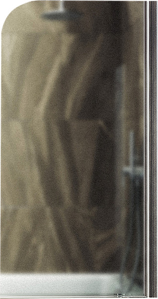 Изображение товара Стеклянная шторка для ванны MaybahGlass MGV-620-5 (сатин стекло/хром матовый)