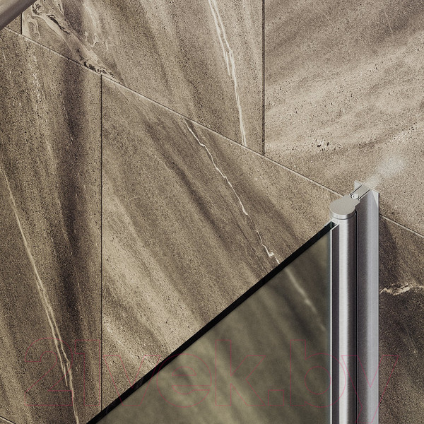 Изображение товара Стеклянная шторка для ванны MaybahGlass MGV-631-5 (сатин стекло/хром матовый)