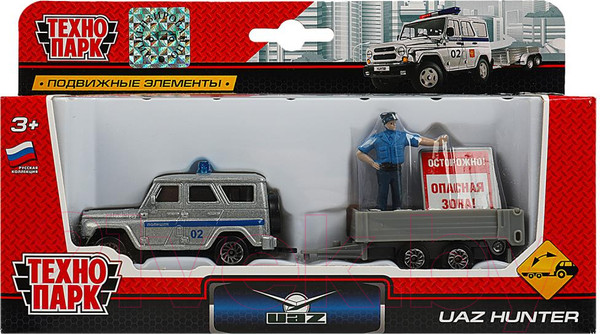 Изображение товара Автомобиль игрушечный Технопарк Uaz Hunter / SB-16-93+UH-WB
