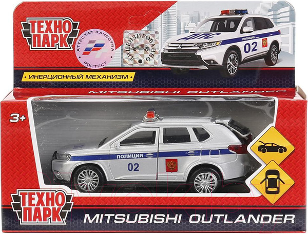 Изображение товара Автомобиль игрушечный Технопарк Mitsubishi Outlander / OUTLANDER-POLICE