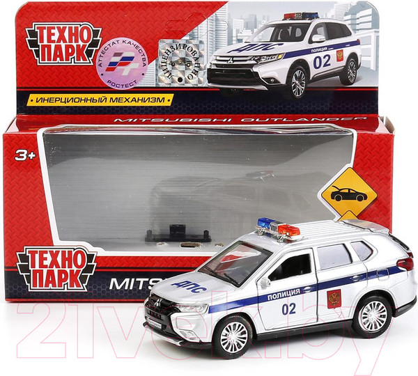 Изображение товара Автомобиль игрушечный Технопарк Mitsubishi Outlander / OUTLANDER-POLICE