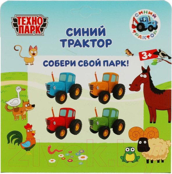 Изображение товара Трактор игрушечный Технопарк Синий трактор / BLUTRA-11-GN