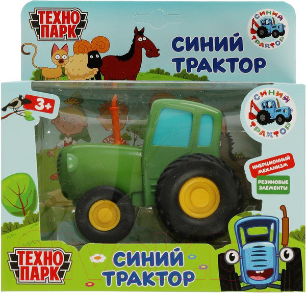 Изображение товара Трактор игрушечный Технопарк Синий трактор / BLUTRA-11-GN