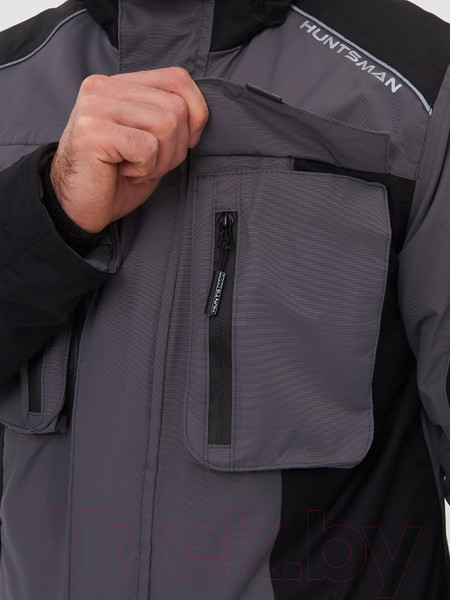 Изображение товара Костюм для охоты и рыбалки Huntsman Торнадо деми -15°C Breathable Серый (р-р 60-62/170-176)