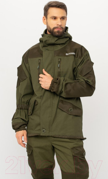 Изображение товара Костюм для охоты и рыбалки Huntsman Горка 5 деми -5°С Палатка/Грета Хаки (р-р 52-54/170-176)