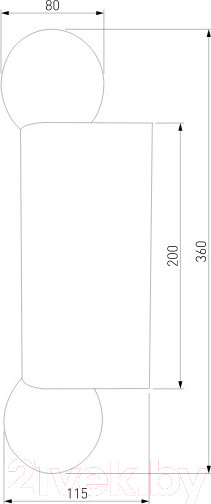 Изображение товара Бра Elektrostandard Lily IP54 MRL 1029 (черный)