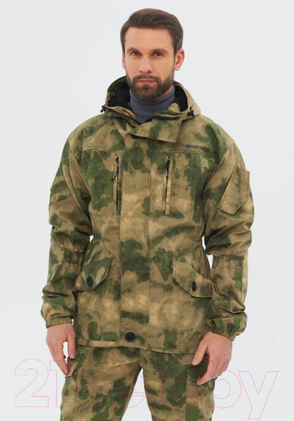 Изображение товара Костюм для охоты и рыбалки Huntsman Горка 5 деми -5°С Смесовая Рип-Стоп Малахит (р-р 56-58/170-176)