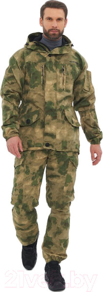 Изображение товара Костюм для охоты и рыбалки Huntsman Горка 5 деми -5°С Смесовая Рип-Стоп Малахит (р-р 48-50/182-188)