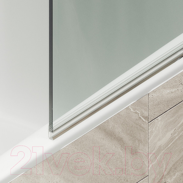 Изображение товара Стеклянная шторка для ванны MaybahGlass MGV-597-2 (прозрачное стекло/бронзовый)