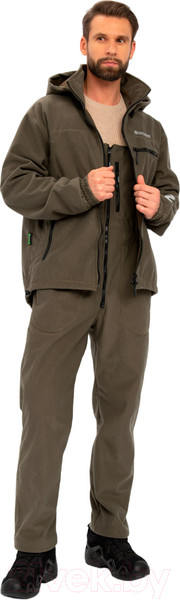 Изображение товара Костюм для охоты и рыбалки Huntsman Никс Люкс -5°C Alova Windblock Хаки (р-р 60-62/182-188)