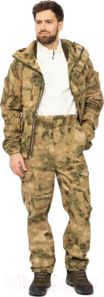Изображение товара Костюм для охоты и рыбалки Huntsman Горка-5 летний Смесовая Твил-Пич Малахит (р-р 48-50/170-176)