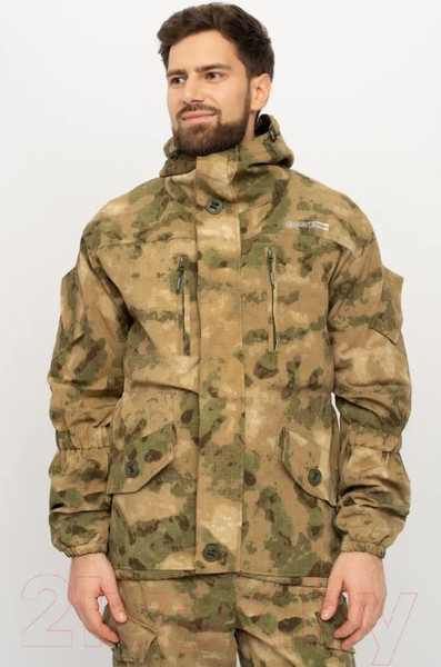 Изображение товара Костюм для охоты и рыбалки Huntsman Горка-5 летний Смесовая Твил-Пич Малахит (р-р 48-50/170-176)