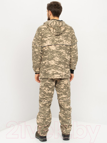 Изображение товара Костюм для охоты и рыбалки Huntsman Антигнус Люкс летний Твил-Пич Светлый пиксель 128/2 (р-р 48-50/182-188)