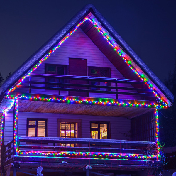 Изображение товара Светодиодная гирлянда Elektrostandard Нить 400-101 (мульти с эффектом мерцания)