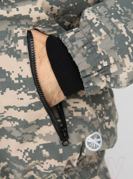 Изображение товара Костюм для охоты и рыбалки Huntsman Стрелок Антимоскит летний Сорочка смесовая Светлый пиксель (р-р 44-46/170-176)