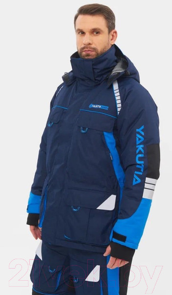 Изображение товара Костюм для охоты и рыбалки Huntsman Yakutia -45°C Темно-синий (р-р 44-46/170-176)