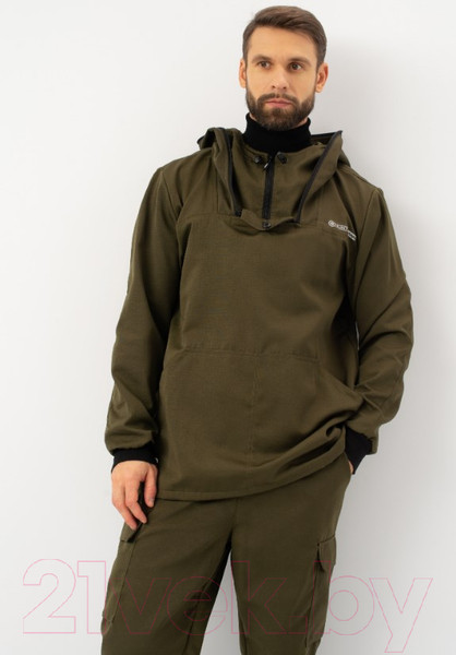 Изображение товара Костюм для охоты и рыбалки Huntsman Антигнус Эконом летний Смесовая Рип-Стоп Хаки (р-р 48-50/182-188)