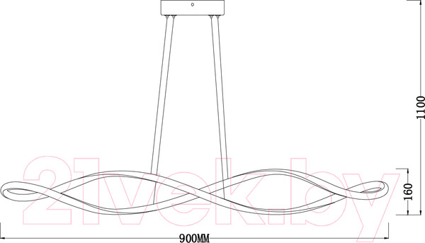 Изображение товара Люстра ESCADA 10236/1LED (золото)