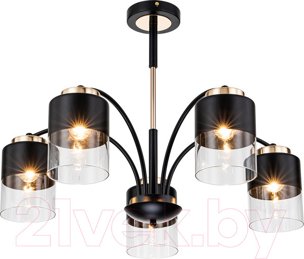 Изображение товара Люстра ESCADA 2121/5P (черный/золото)